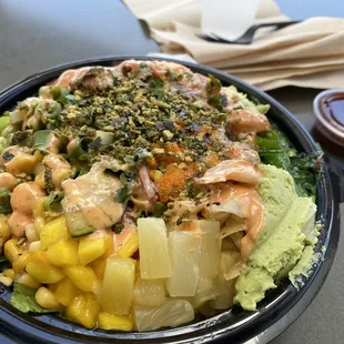 Getting some omega 3's! Pretty good poke