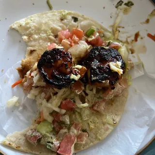 Shrimp Tacos Platter