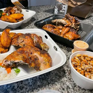 1/2 Chicken Regular + Cancha (Peruvian-Style Corn Nuts)