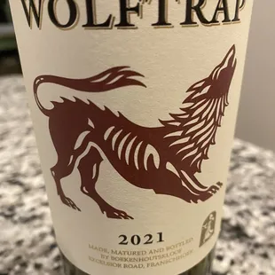 The Wolftrap , a delicious Red!