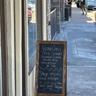 Wine classes offered