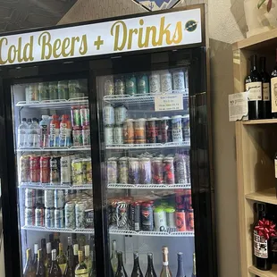 Chilled items to go.