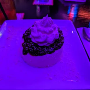 Raspberry white chocolate Panna Cotta