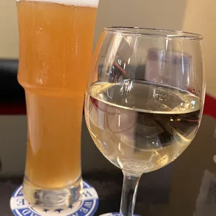 Hefeweizen and Chardonnay