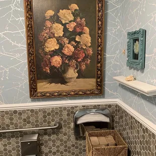Inside restroom