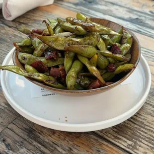 Bacon Edamame