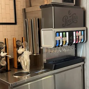 Broken drink tower