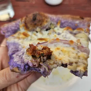 ube pizza was very purple
