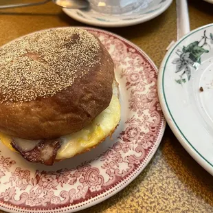 The Spinning J Breakfast Sandwich