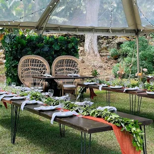 Wedding reception floral arrangements!