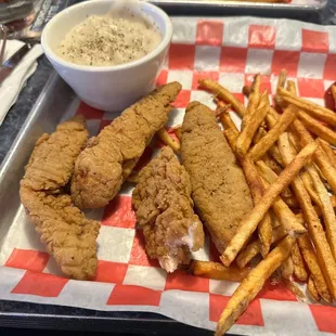 Chicken Fingers and Gravy