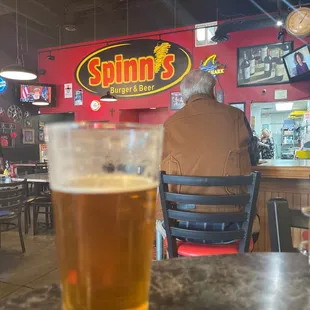 Beer and the Mike the owner back, nothing  better than that on the westside!