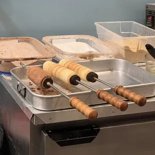 a variety of pastries