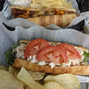 Shrimp Salad and Sausage Spins