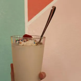 Vanilla milkshake