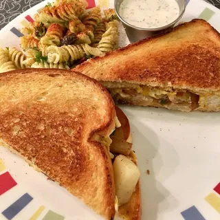 Baked Potato Grilled Cheese