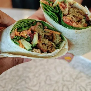 Cashew-Spinach Wrap