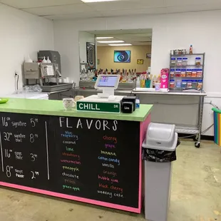 The flavor station