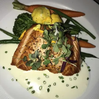 Seared Alaskan King Salmon