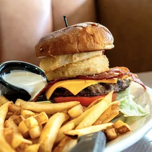 Crown Spires Burger.