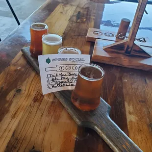 Beer flight
