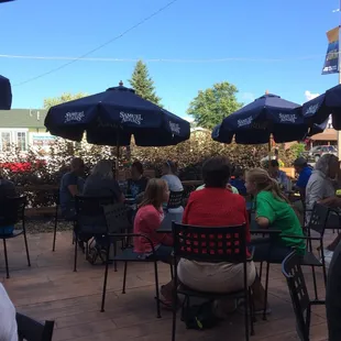 Outdoor patio. Nice