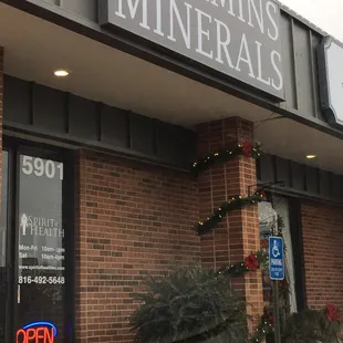 They decorated for the Holidays!