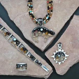Adobe Pueblo Jewelry
Navajo handcrafted