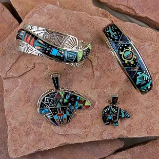Night Sky Navajo Jewelry by Ray Jack