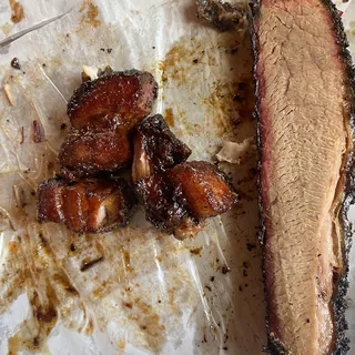 Brisket Burnt Ends Sandwich