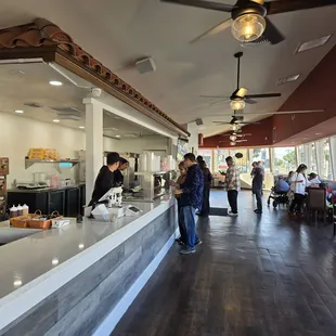 Line up to order