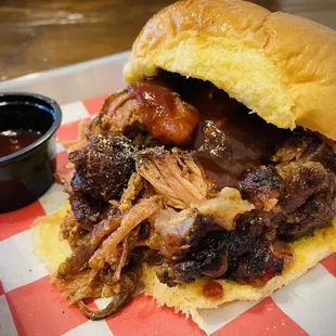 Rib tip sandwich