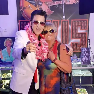 He is a great impersonator and also paints beautiful portraits