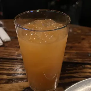 Gin &amp; Juice - bluecoat gin, ginger, lemon, orange, carrot, mint