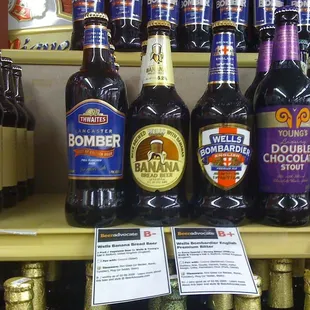 They sell the famous Banana Bread Beer!  by Wells &amp; Young&apos;s in England