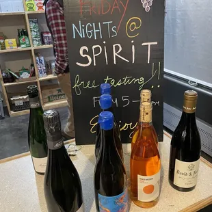 Friday evening tastings