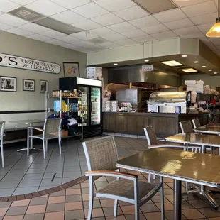 the interior of a restaurant