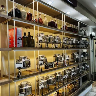 a display of kitchen appliances