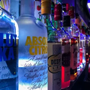 Some of the alcohol brands we offer.