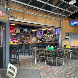 the inside of a restaurant