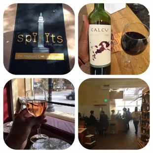 a person holding a glass of wine