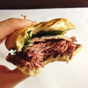 Hot Pastrami Sandwich