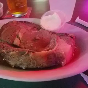 Prime rib special $14.95