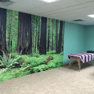 Our peaceful and comfortable classroom.