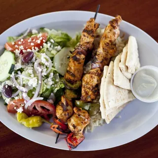 Chicken Kabob Platter