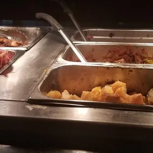 a variety of food items