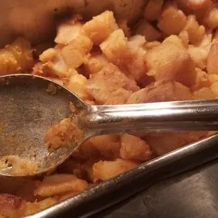 a spoon full of food
