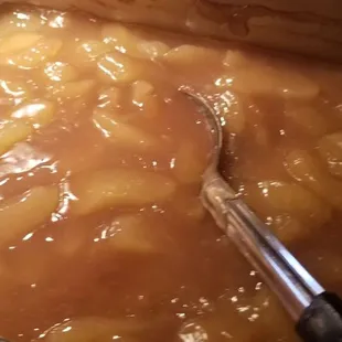 a pan of food