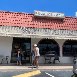 Entrance to cafe