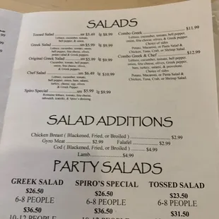 Menu page 2